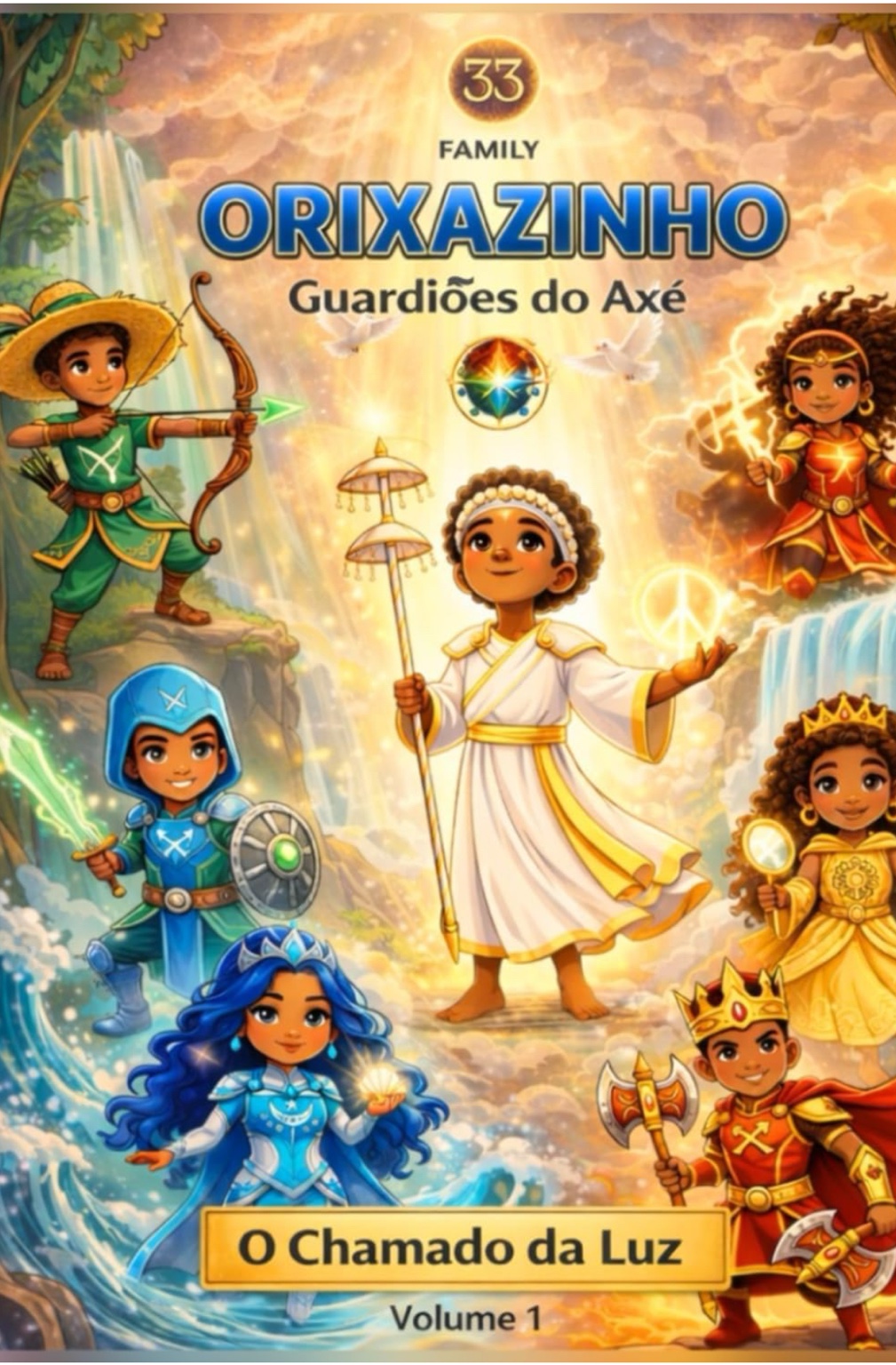 Capa de O Chamado da Luz, volume 1