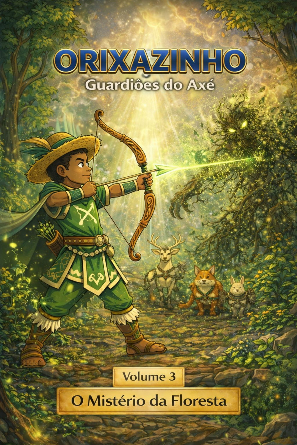 Capa de O Mistério da Floresta, volume 3