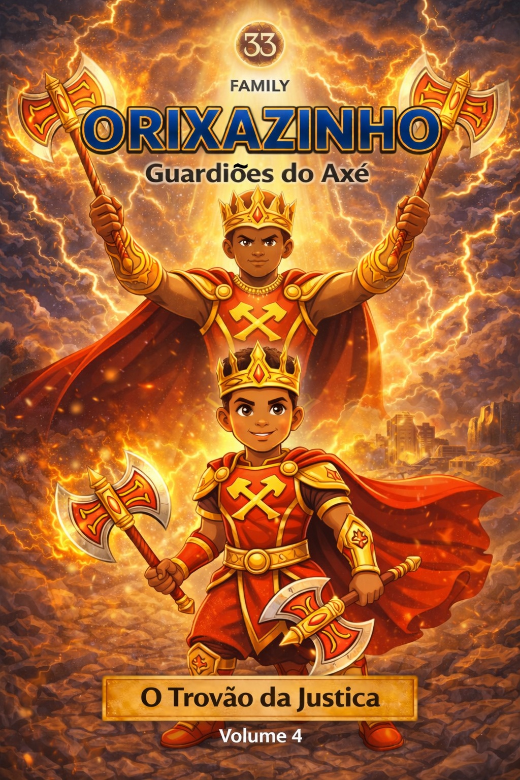 Capa de O Trovão da Justiça, volume 4
